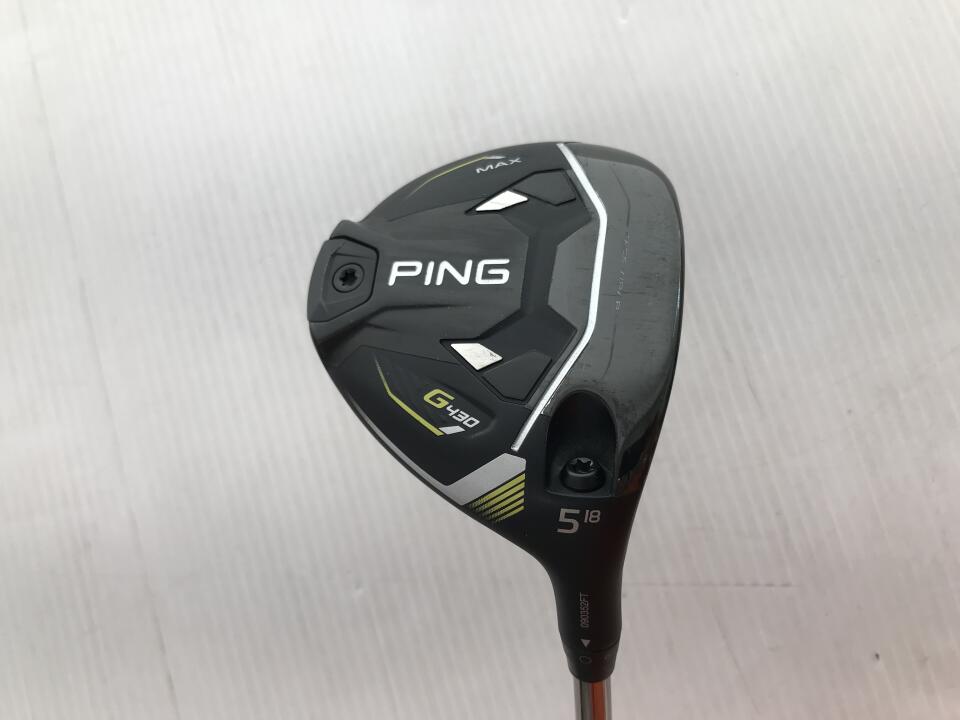【中古】ピン G430 MAX フェアウェイウッド 5W 18° Sフレックス 42.5インチ ディアマナ GT50ﾒｰｶｰ特注 リシャフト品 Cランク 右利き用 PING ゴルフクラブ G430マックス ゴルフドゥ ゴルフ用品 GOLF 29,744円
