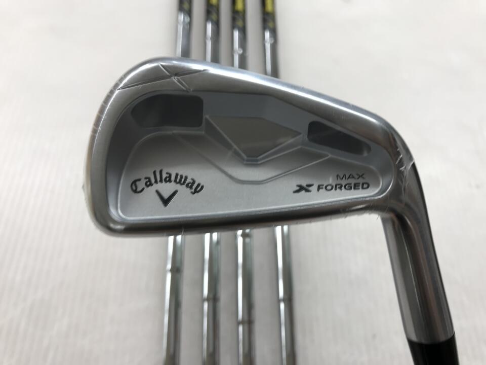 【中古】キャロウェイ X FORGED MAX アイアンセット 28&deg; S200フレックス 37.25インチ ダイナミックゴールド MID 115 Sランク 右利き用 Callaway ゴルフクラブ エックスフォージドマックス ゴルフドゥ｜ゴルフ ドゥ 中古クラブ店