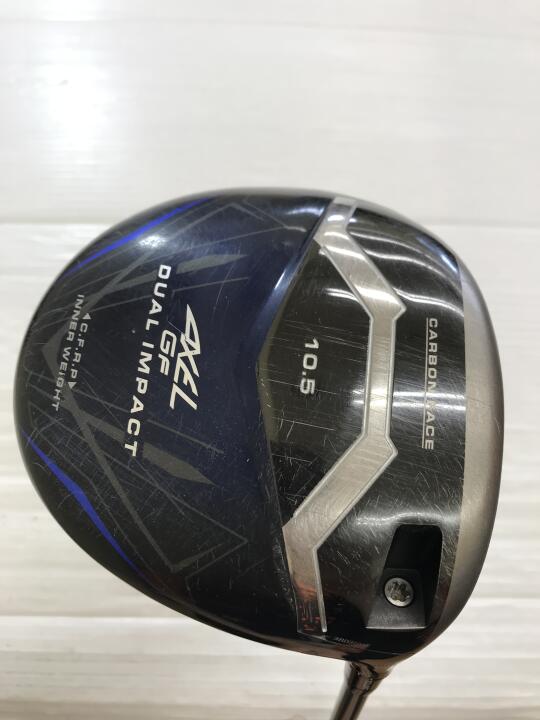【中古】ツルヤ AXEL GF ドライバー 10.5° Sフレックス 43.0インチ ヘッドカバーあり VANQUISH for AXEL Dランク 右利き用 TSURUYA ゴルフクラブ ゴルフドゥ ゴルフ用品 GOLF DO 中古ゴルフクラブ