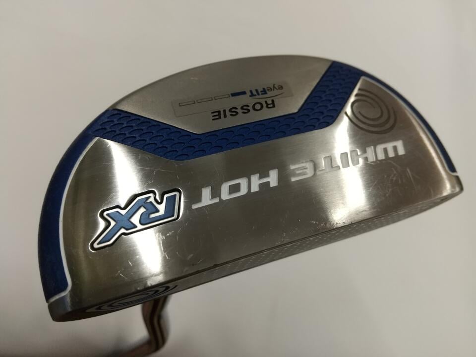 【中古】オデッセイ ホワイト ホット RX ROSSIE パター 34.0インチ ヘッドカバーあり オリジナルスチール(SS2.0ｸﾞﾘｯﾌﾟ) Dランク 右利き用 ODYSSEY ゴルフクラブ ゴルフドゥ ゴルフ用品 GOLF DO
