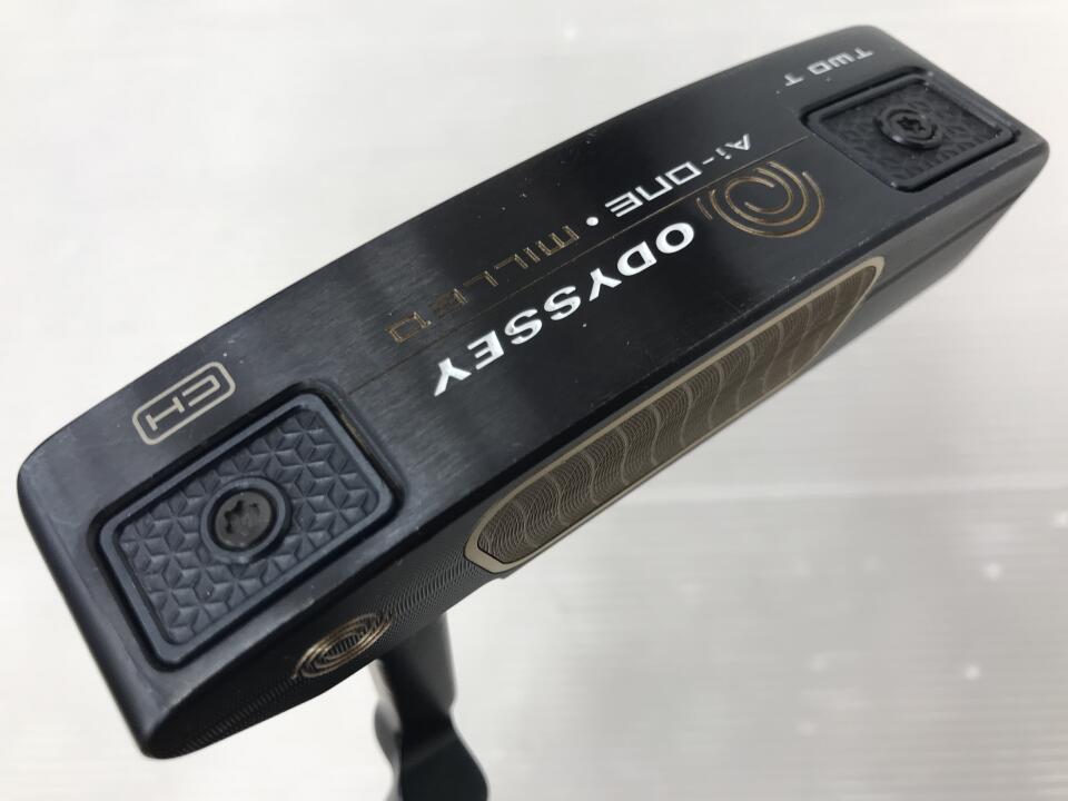 【中古】オデッセイ Ai-ONE MILLED TWO T パター 34.0インチ ヘッドカバーあり オリジナルスチール Cランク 右利き用 ODYSSEY ゴルフクラブ ゴルフドゥ ゴルフ用品 GOLF DO 中古ゴルフクラブ