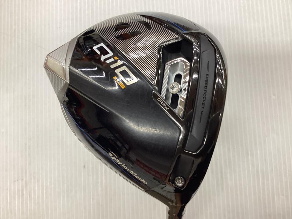 【中古】【訳あり】テーラーメイド Qi10 LS ドライバー 9° Sフレックス 44.25インチ ヘッドカバーあり VENTUS BLUE 5 リシャフト品 Cランク 右利き用 Taylormade ゴルフクラブ ゴルフドゥ ゴルフ用品 GO