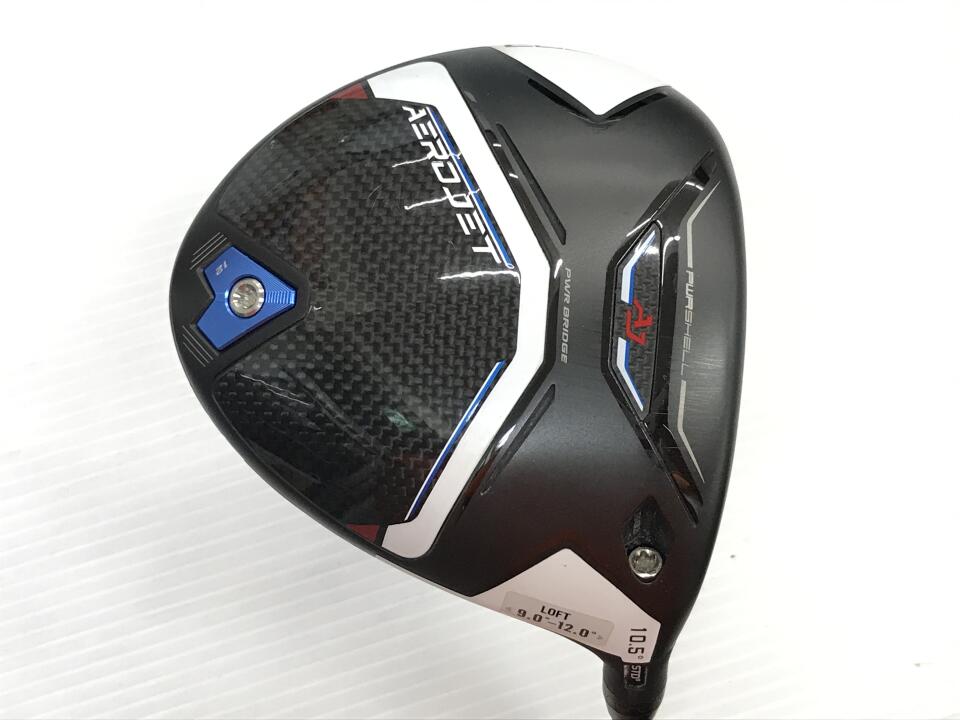 【中古】コブラ AEROJET ドライバー 10.5° 6フレックス 45.5インチ ヘッドカバーあり PROJECT　XHZRDUS SMOKE 60 リシャフト品 Cランク 右利き用 COBRA ゴルフクラブ エアロジェット ゴルフドゥ ゴルフ用