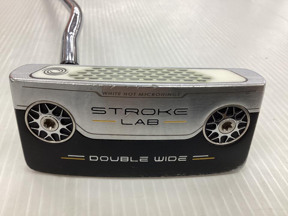 【中古】オデッセイ STROKE LAB DOUBLE WIDE パター 34.0インチ オリジナルスチール Dランク 左利き用 ODYSSEY ゴルフクラブ ゴルフドゥ ゴルフ用品 GOLF DO 中古ゴルフクラブ