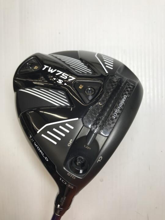 【中古】ホンマゴルフ TOUR WORLD TW757 S ドライバー 10.5° Sフレックス 45.25インチ ヘッドカバーあり VIZARD MP-5 Cランク 右利き用 ゴルフクラブ ツアーワールド ゴルフドゥ ゴルフ用品 GOLF DO 中古