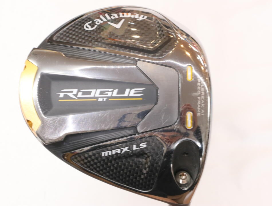 【中古】キャロウェイ ROGUE ST MAX LS ドライバー 9° Sフレックス 45.5インチ ヘッドカバーあり ツア?AD　CQ-6 リシャフト品 Cランク 右利き用 Callaway ゴルフクラブ ローグSTマックスLS ゴルフドゥ