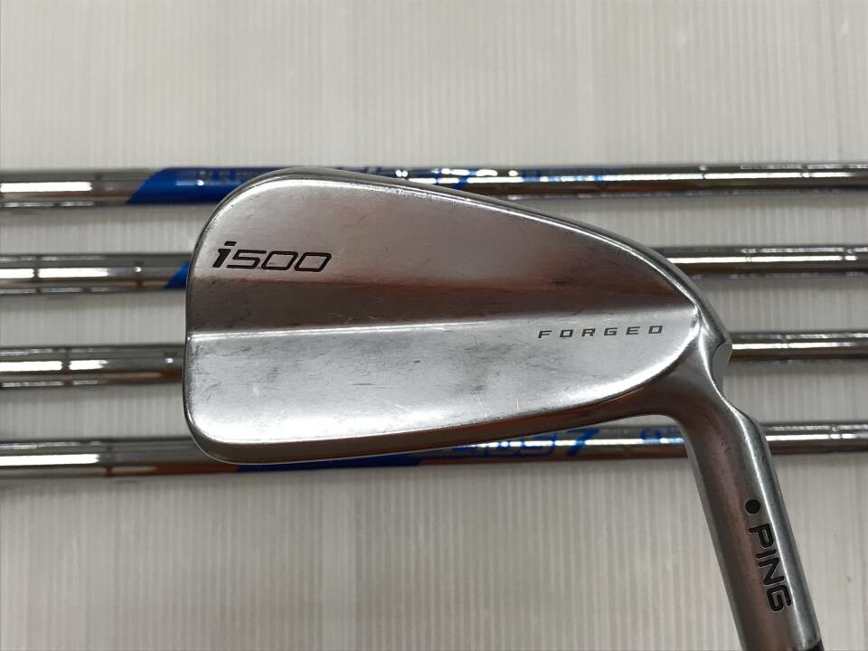 【中古】ピン i500 アイアンセット Sフレックス 37.75インチ NSプロ Zelos 7 Dランク 右利き用 PING ゴルフクラブ ゴルフドゥ ゴルフ用品 GOLF DO 中古ゴルフクラブ