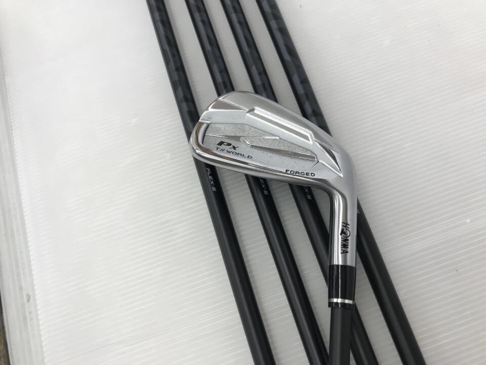 【中古】ホンマゴルフ TOUR WORLD Px アイアンセット 27° Sフレックス 37.5インチ VIZARD EZ-C Cランク 右利き用 ゴルフクラブ ツアーワールドPx ゴルフドゥ ゴルフ用品 GOLF DO 中古ゴルフクラブ