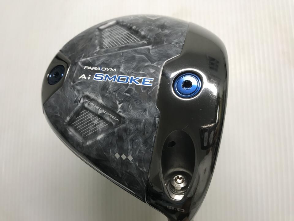 【中古】キャロウェイ PARADYM Ai SMOKE ◆◆◆ ドライバー 9.0° Xフレックス 45.25インチ ヘッドカバーあり ツアーAD IZ-6 リシャフト品 Bランク 右利き用 Callaway ゴルフクラブ パラダイムAiスモーク