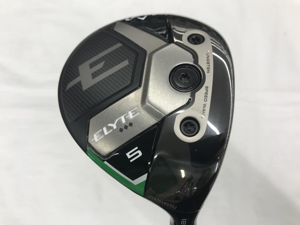 【中古】キャロウェイ ELYTE ◆◆◆ フェアウェイウッド 5W 18° Xフレックス 42.5インチ ヘッドカバーあり ツアーAD F-75 リシャフト品 Aランク 右利き用 Callaway ゴルフクラブ エリートトリプルダ