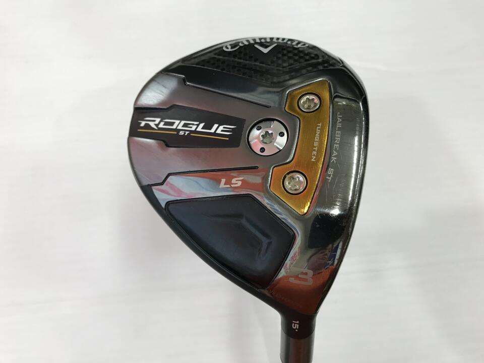 【中古】キャロウェイ ROGUE ST LS フェアウェイウッド 3W 15° Sフレックス 43.0インチ ヘッドカバーあり ツア?ADIZ-6 リシャフト品 Cランク 右利き用 Callaway ゴルフクラブ ローグSTLS ゴルフドゥ ゴ|ゴルフ ドゥ 中古クラブ店