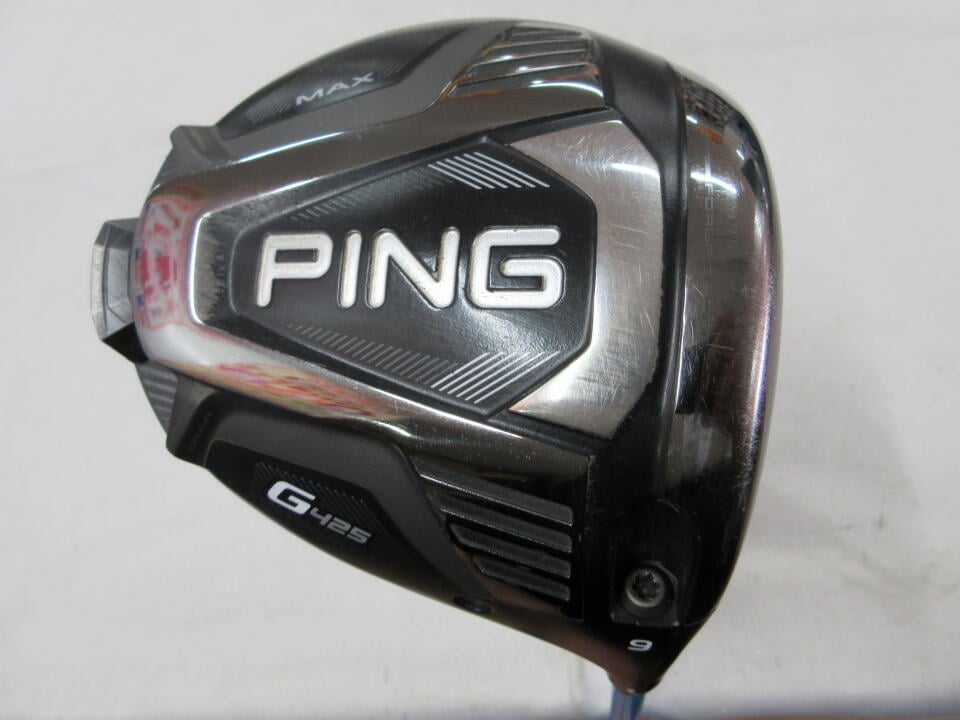 【中古】ピン G425 MAX ドライバー 9&deg; Sフレックス 45.125インチ ヘッドカバーあり ◆リシャフト◆ATTASロックスタ?6 リシャフト品 Cランク 右利き用 PING ゴルフクラブ G425マックス ゴルフドゥ ゴ｜ゴルフ ドゥ 中古クラブ店