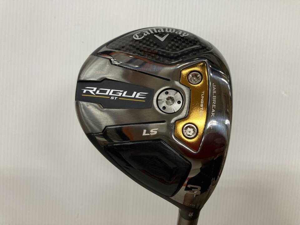 【中古】キャロウェイ ROGUE ST LS フェアウェイウッド 3W 15° Sフレックス 43.0インチ ヘッドカバーあり TOUR ADDESIGN　VF６ リシャフト品 Dランク 右利き用 Callaway ゴルフクラブ ローグSTLS ゴルフド