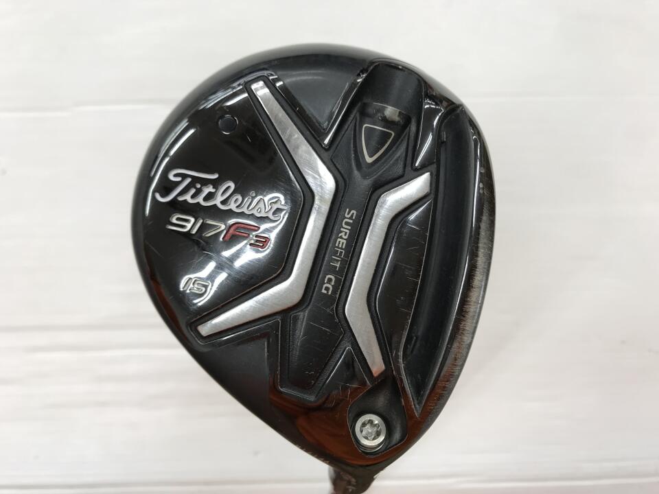 【中古】タイトリスト 917F3 フェアウェイウッド FW 15° Sフレックス 43.0インチ TSP 310 リシャフト品 Dランク 右利き用 Titleist ゴルフクラブ ゴルフドゥ ゴルフ用品 GOLF DO 中古ゴルフクラブ
