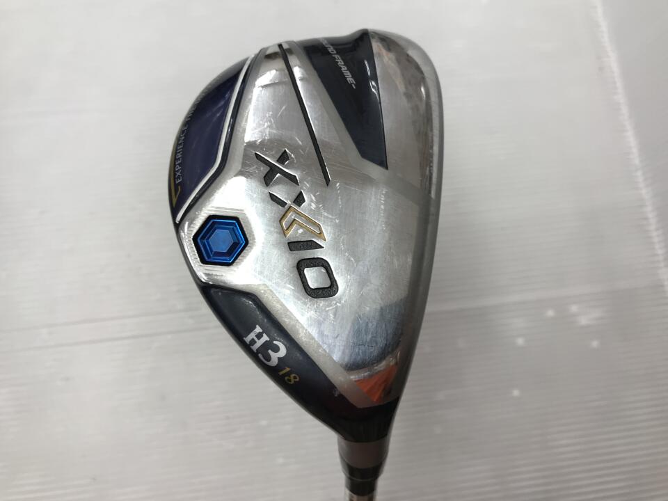 【中古】ダンロップ XXIO 12 ネイビー ユーティリティ 18° Sフレックス 41.75インチ ヘッドカバーあり MP1200 ネイビー Dランク 右利き用 DUNLOP ゴルフクラブ ゼクシオ12 ゴルフドゥ ゴルフ用品 GOLF