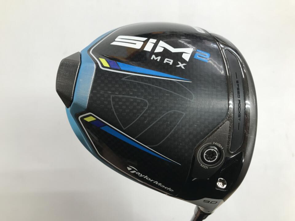 【中古】テーラーメイド SIM2 MAX ドライバー 9° Sフレックス 45.75インチ ヘッドカバーあり TENSEI BLUE TM50(SIM2) Cランク 右利き用 Taylormade ゴルフクラブ シム2マックス ゴルフドゥ ゴルフ用品 GOLF D
