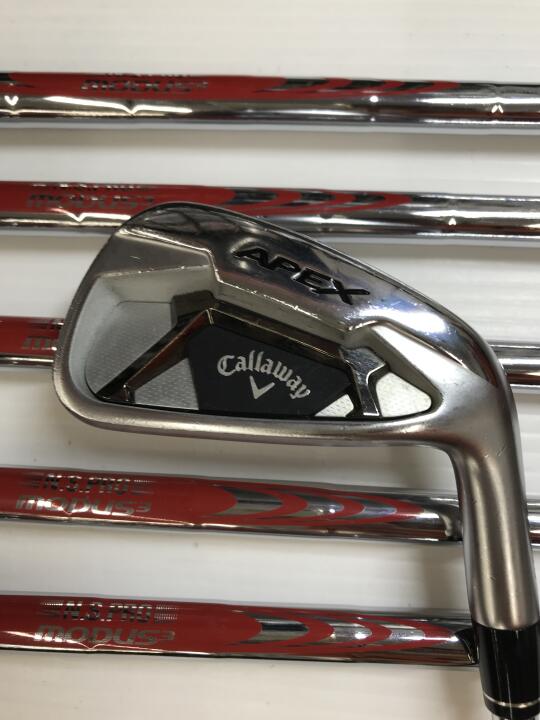 【中古】キャロウェイ APEX 2021 アイアンセット 23.5&deg; Sフレックス 38.0インチ NSプロ MODUS 3 TOUR 105 Cランク 右利き用 Callaway ゴルフクラブ エイペックス2021 ゴルフドゥ ゴルフ用品 GOLF DO 中古ゴル｜ゴルフ ドゥ 中古クラブ店