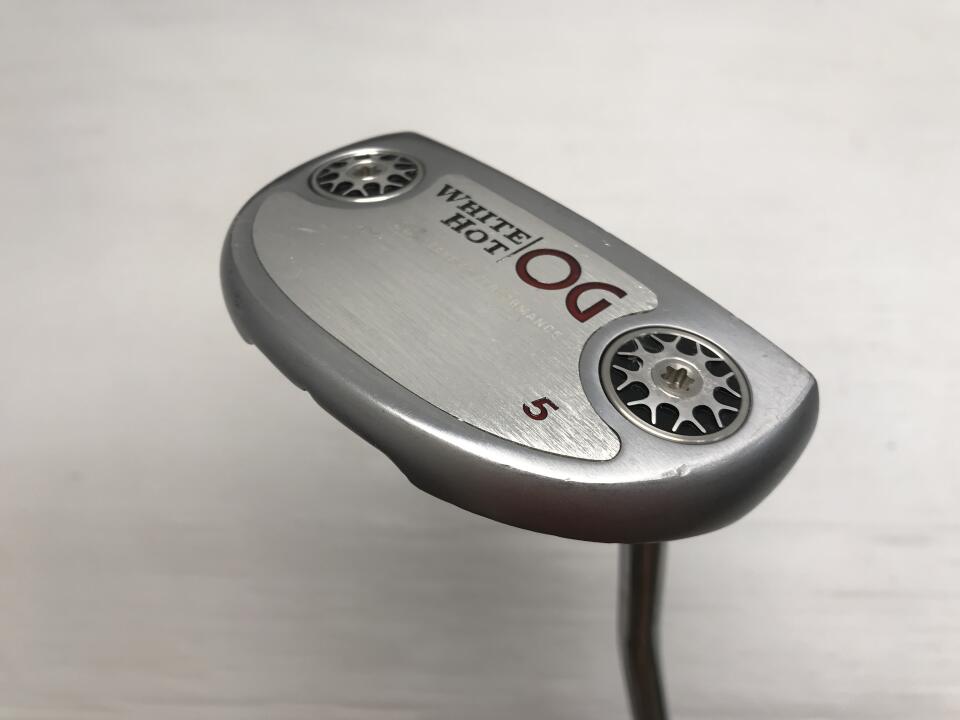 【中古】オデッセイ ホワイト ホット OG #5 パター 34.0インチ ヘッドカバーあり オリジナルスチール Dランク 右利き用 ODYSSEY ゴルフクラブ ゴルフドゥ ゴルフ用品 GOLF DO 中古ゴルフクラブ