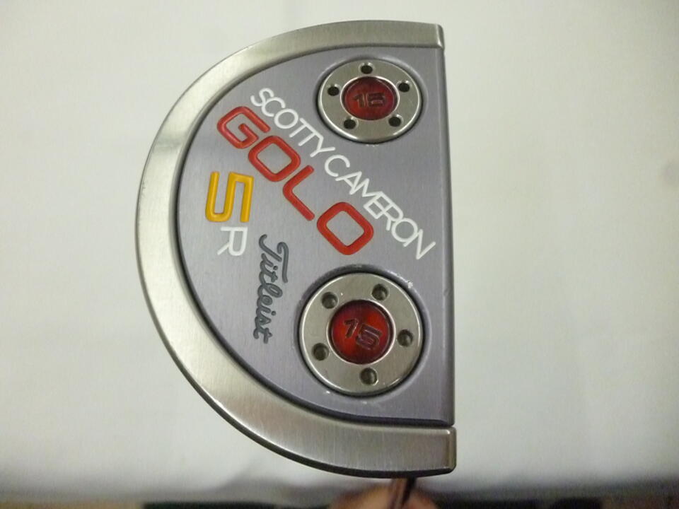 【中古】タイトリスト SC GOLO 5R 2015 パター 33.0インチ ヘッドカバーあり オリジナルスチール Cランク 右利き用 Titleist ゴルフクラブ スコッティキャメロン ゴーロー ゴルフドゥ ゴルフ用品 GOL