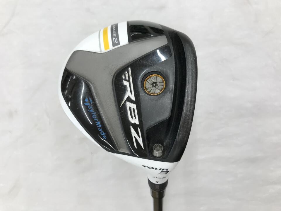 【中古】テーラーメイド ROCKETBALLZ STAGE 2 TOUR フェアウェイウッド 3W 14.5° Sフレックス 43.25インチ TENSEI SILVER TM50 リシャフト品 Cランク 右利き用 Taylormade ゴルフクラブ ロケットボールズステー