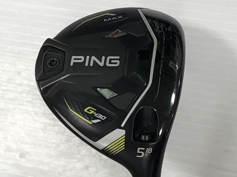 【中古】ピン G430 MAX フェアウェイウッド 5W 18° SRフレックス 42.75インチ ヘッドカバーあり ALTA J CB BLACK Cランク 右利き用 PING ゴルフクラブ G430マックス ゴルフドゥ ゴルフ用品 GOLF DO 中古ゴル