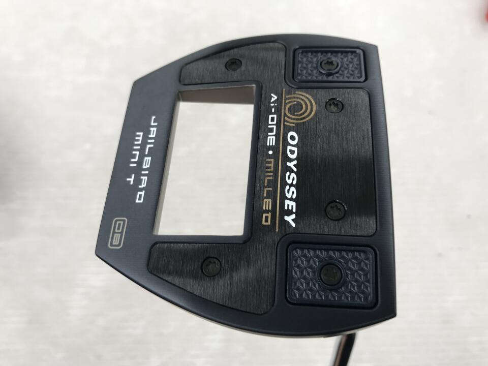 【中古】オデッセイ Ai-ONE MILLED JAILBIRD MINI T パター 34.0インチ ヘッドカバーあり オリジナルスチール Bランク 右利き用 ODYSSEY ゴルフクラブ ゴルフドゥ ゴルフ用品 GOLF DO 中古ゴルフクラブ
