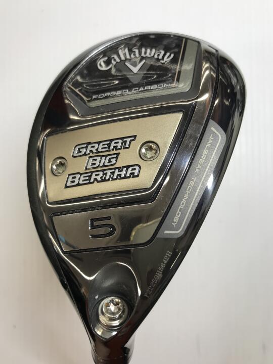 【中古】キャロウェイ GREAT BIG BERTHA 2023 ユーティリティ 23° Rフレックス 39.75インチ ヘッドカバーあり VENTUS TRfor Callaway リシャフト品 Cランク 右利き用 Callaway ゴルフクラブ ゴルフドゥ ゴルフ|ゴルフ ドゥ 中古クラブ店