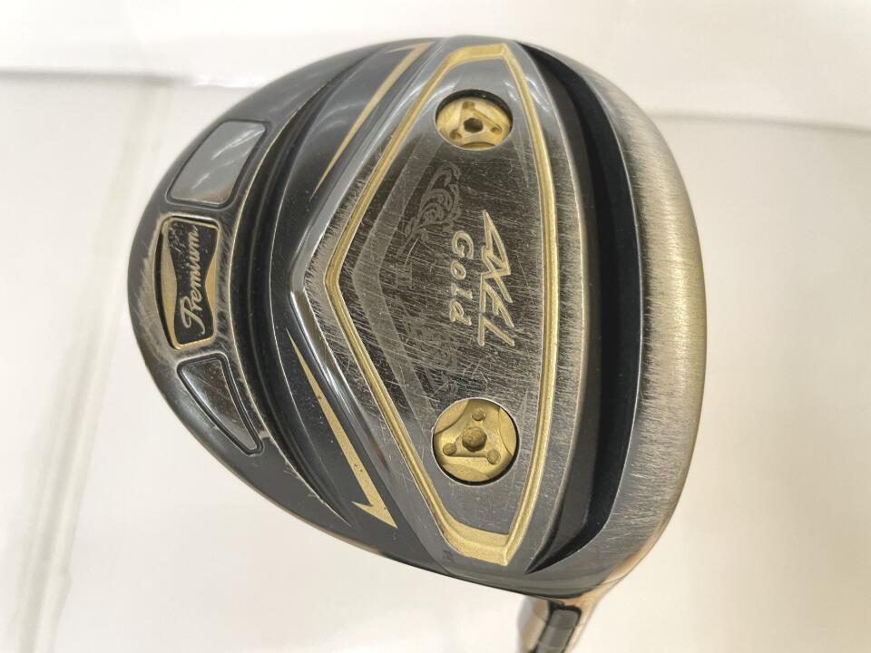 【中古】ツルヤ AXEL Gold Premium ３ フェアウェイウッド 5W 18° Rフレックス 42.5インチ AXEL Gold Premium ３ Dランク 右利き用 TSURUYA ゴルフクラブ ゴルフドゥ ゴルフ用品 GOLF DO 中古ゴルフクラブ