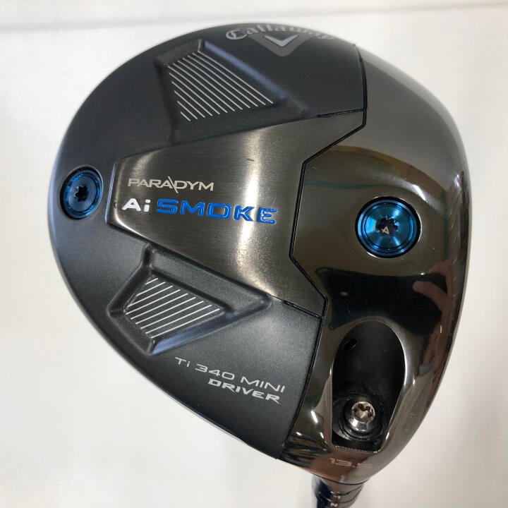 【中古】キャロウェイ PARADYM Ai SMOKE 340 MINI ドライバー 13.5° Sフレックス 43.25インチ ヘッドカバーあり ATTAS3 6 リシャフト品 Cランク 右利き用 Callaway ゴルフクラブ パラダイムAiスモーク340ミニ