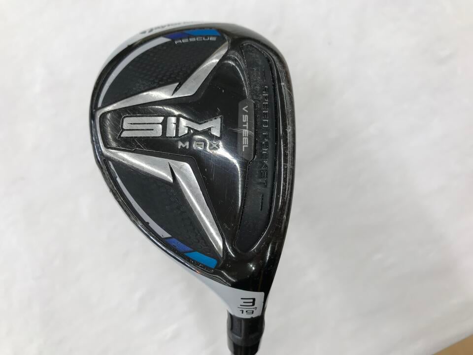 【中古】テーラーメイド SIM MAX ユーティリティ 19° Sフレックス 40.25インチ TENSEI BLUE TM60 Dランク 右利き用 Taylormade ゴルフクラブ シムマックス ゴルフドゥ ゴルフ用品 GOLF DO 中古ゴルフクラブ