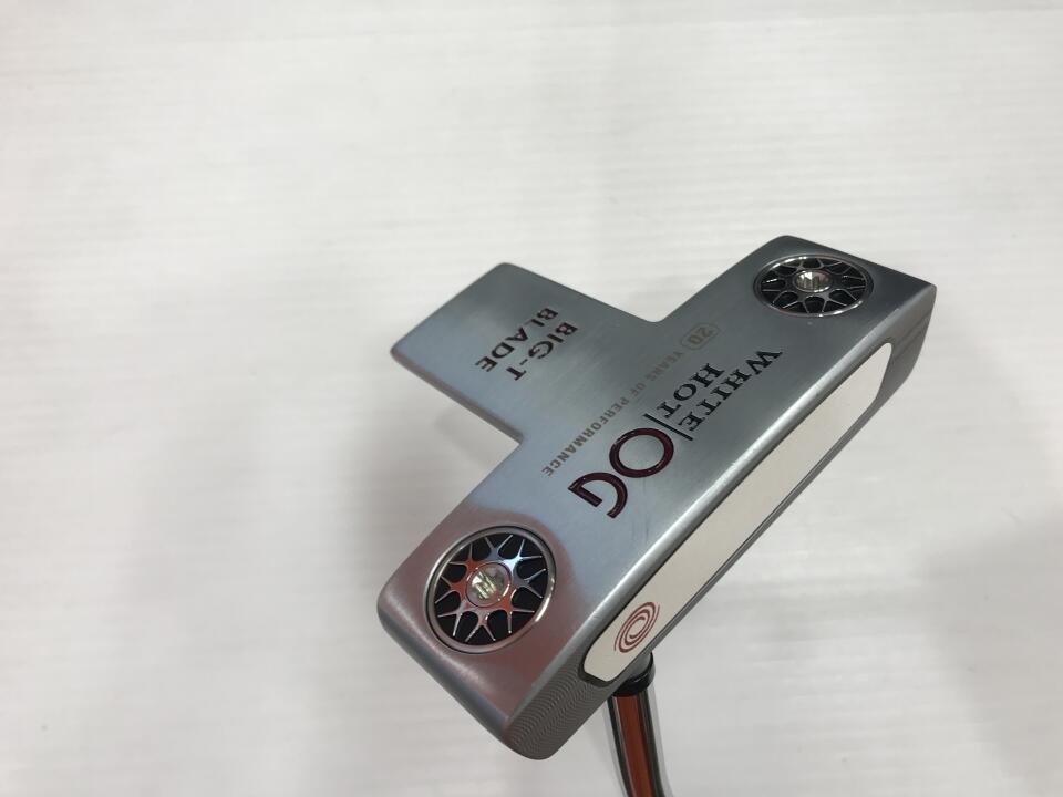【中古】オデッセイ ホワイト ホット OG BIG T BLADE パター 33.0インチ ヘッドカバーあり オリジナルスチール Cランク 右利き用 ODYSSEY ゴルフクラブ ゴルフドゥ ゴルフ用品 GOLF DO 中古ゴルフクラ｜ゴルフ ドゥ 中古クラブ店 10,480円