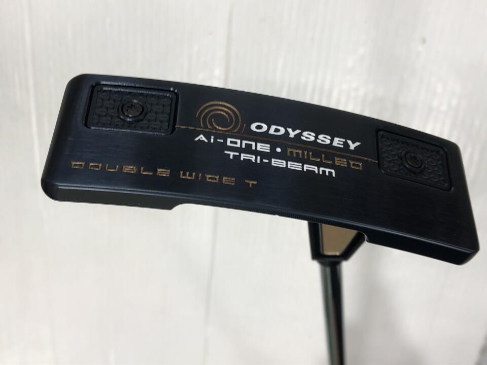 【中古】オデッセイ Ai-ONE MILLED TRI-BEAM DOUBLE WIDE T パター 34.0インチ ヘッドカバーあり オリジナルスチール Bランク 右利き用 ODYSSEY ゴルフクラブ ゴルフドゥ ゴルフ用品 GOLF DO 中古ゴルフクラ｜ゴルフ ドゥ 中古クラブ店 26,820円