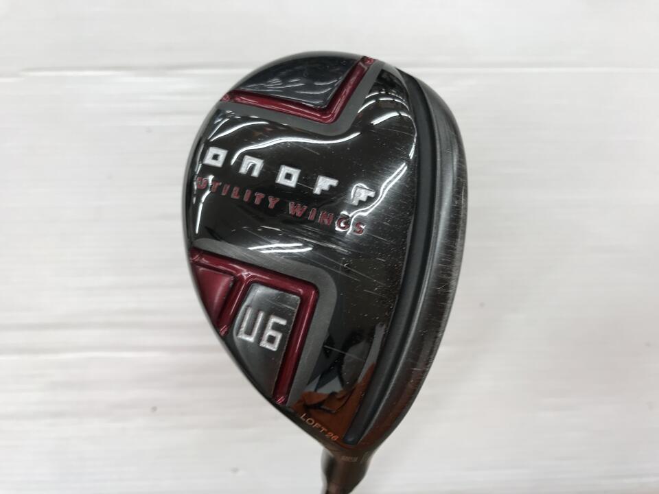 【中古】グローブライド ONOFF UTILITY WINGS AKA 2022 ユーティリティ 26° 38.5インチ ヘッドカバーあり SMOOTH KICK MP-522U Cランク 右利き用 GLOBERIDE ゴルフクラブ オノフ ユーティリティーウィングス ゴ