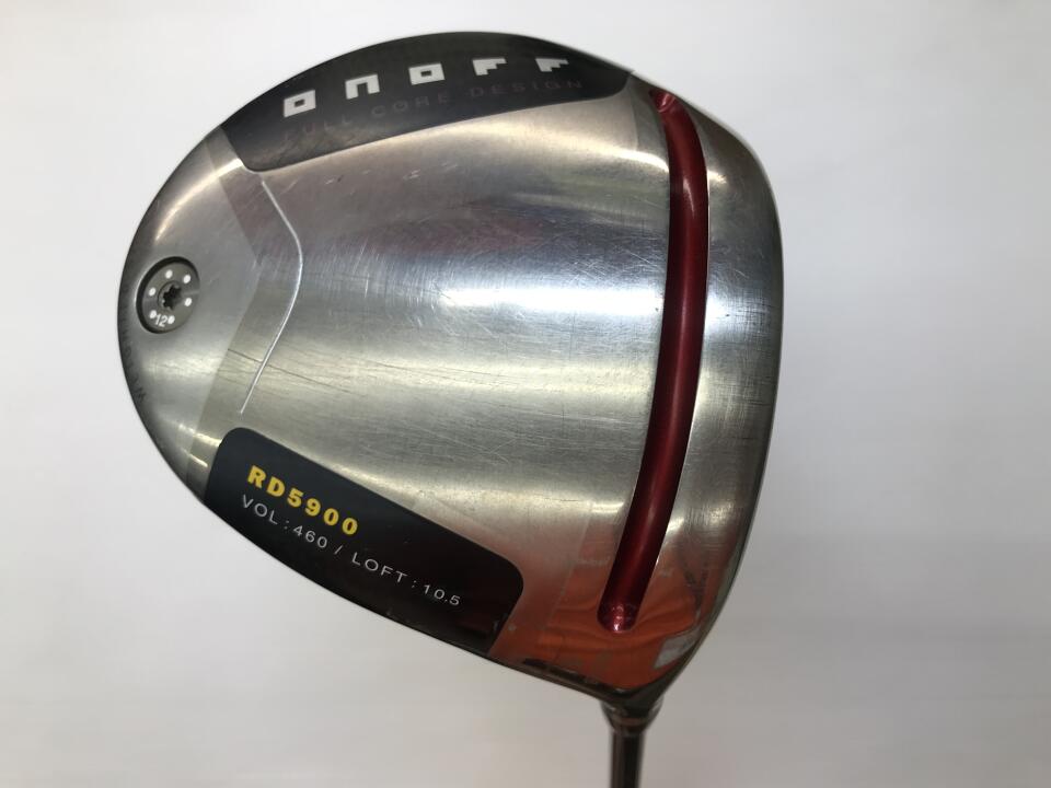 【中古】グローブライド ONOFF AKA RD5900 ドライバー 10.5° Sフレックス 45.25インチ ヘッドカバーあり HIGH REPULSION KICK RD5900 Dランク 右利き用 GLOBERIDE ゴルフクラブ オノフ アカ ゴルフドゥ ゴルフ