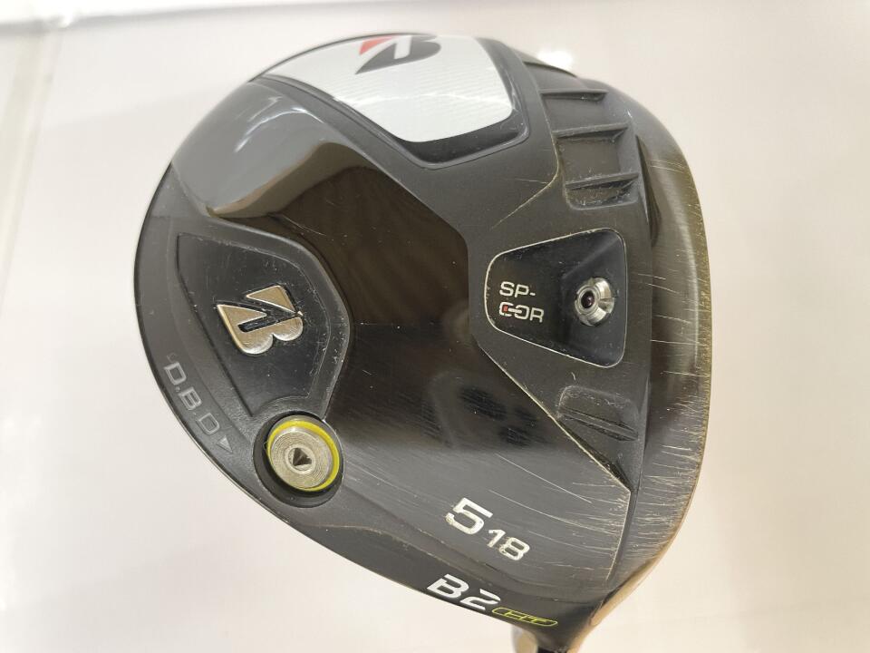 【中古】ブリヂストン B2HT フェアウェイウッド 8W 18° Sフレックス 42.5インチ ツア?AD　DJ-6 リシャフト品 Cランク 右利き用 BRIDGESTONE ゴルフクラブ ゴルフドゥ ゴルフ用品 GOLF DO 中古ゴルフク