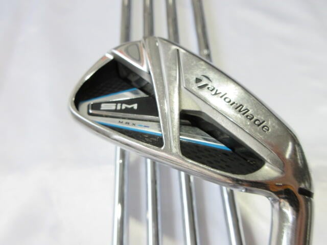 【中古】テーラーメイド SIM MAX アイアンセット 25° Sフレックス 38.0インチ KBS MAX85 JP Cランク 右利き用 Taylormade ゴルフクラブ シムマックス ゴルフドゥ ゴルフ用品 GOLF DO 中古ゴルフクラブ