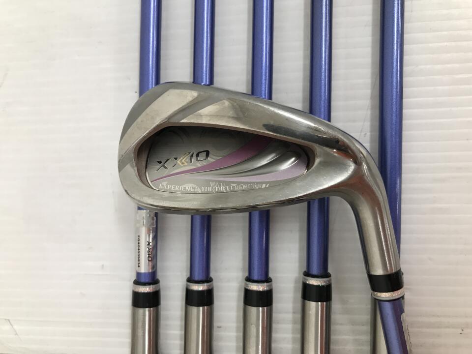 【中古】【レディースモデル】ダンロップ XXIO LADIES ブルー アイアンセット Lフレックス 36.5インチ MP1100L ブルー Cランク 右利き用 DUNLOP ゴルフクラブ ゼクシオ ゴルフドゥ ゴルフ用品 GOLF DO
