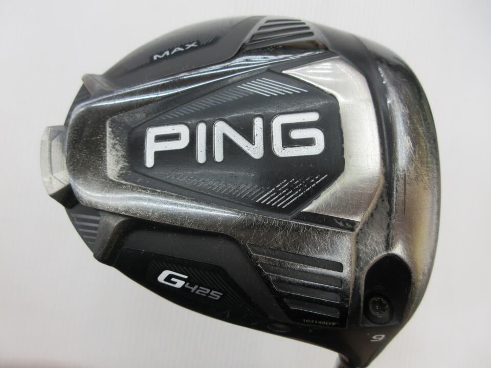 【中古】ピン G425 MAX ドライバー 9° Sフレックス 45.0インチ ヘッドカバーあり TOUR 2.0 65 ピン リシャフト品 Dランク 右利き用 PING ゴルフクラブ G425マックス ゴルフドゥ ゴルフ用品 GOLF DO 中古