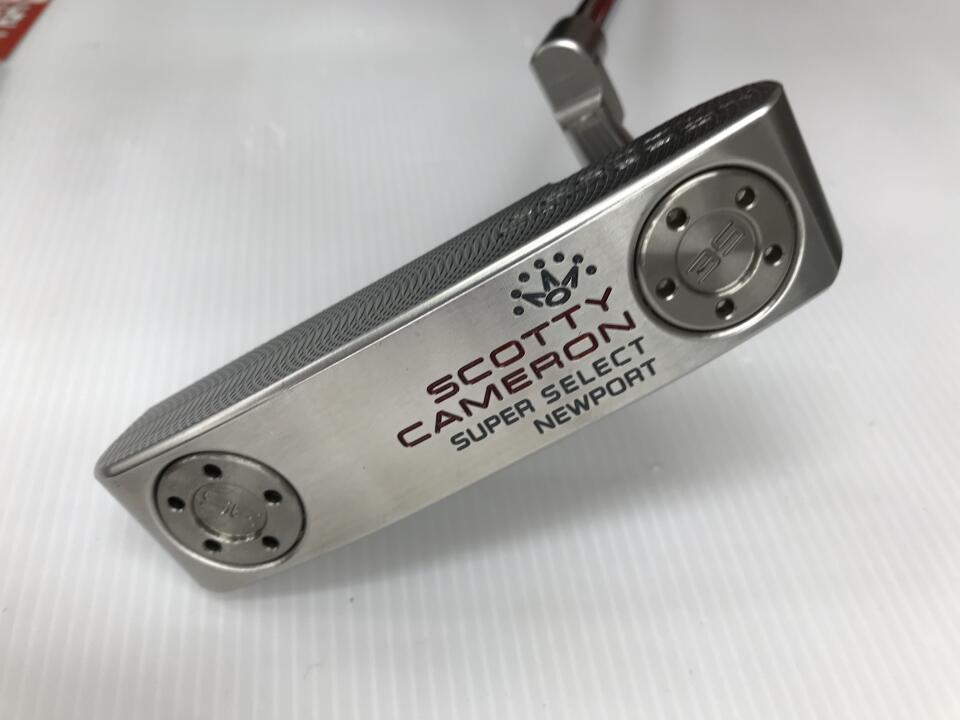 【中古】タイトリスト SC SUPER SELECT NEWPORT パター 34.0インチ ヘッドカバーあり オリジナルスチール Cランク 右利き用 Titleist ゴルフクラブ スコッティキャメロン スーパーセレクト ニューポー 27,794円