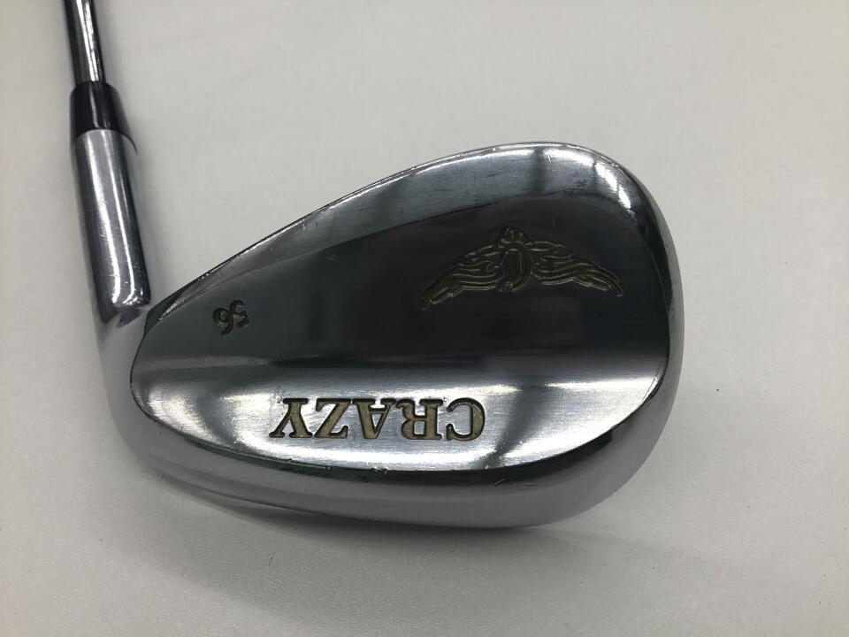 【中古】クレイジー CRAZY WEDGE ウェッジ 56° S200フレックス 36.0インチ ダイナミックゴールドバーガンディー リシャフト品 Cランク 右利き用 CRAZY ゴルフクラブ ゴルフドゥ ゴルフ用品 GOLF DO 中|ゴルフ ドゥ 中古クラブ店