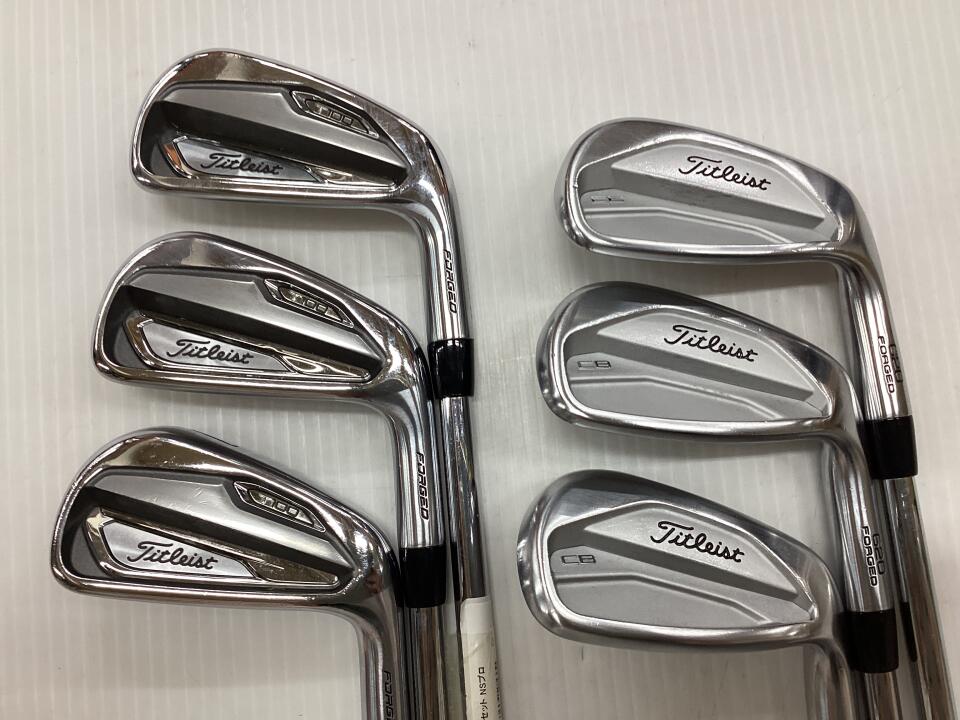 【中古】タイトリスト T100 アイアンセット Sフレックス 38.0インチ NSﾌﾟﾛ　105T リシャフト品 Cランク 右利き用 Titleist ゴルフクラブ ゴルフドゥ ゴルフ用品 GOLF DO 中古ゴルフクラブ