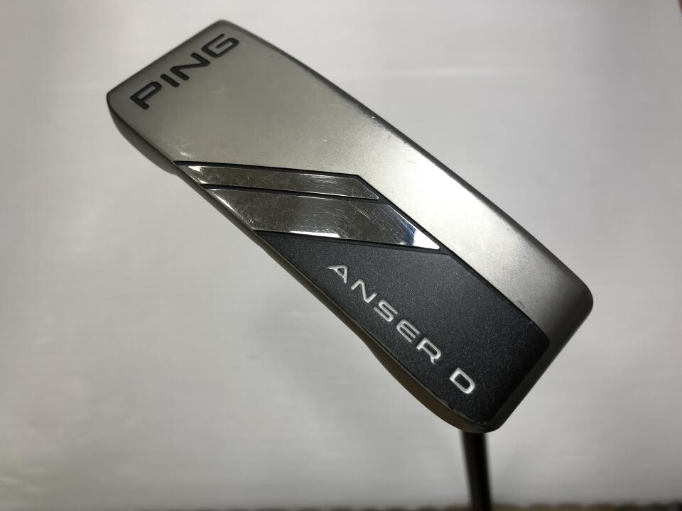 【中古】ピン 2024 ANSER D パター 34.0インチ ヘッドカバーあり オリジナルカーボン Cランク 右利き用 PING ゴルフクラブ ゴルフドゥ ゴルフ用品 GOLF DO 中古ゴルフクラブ