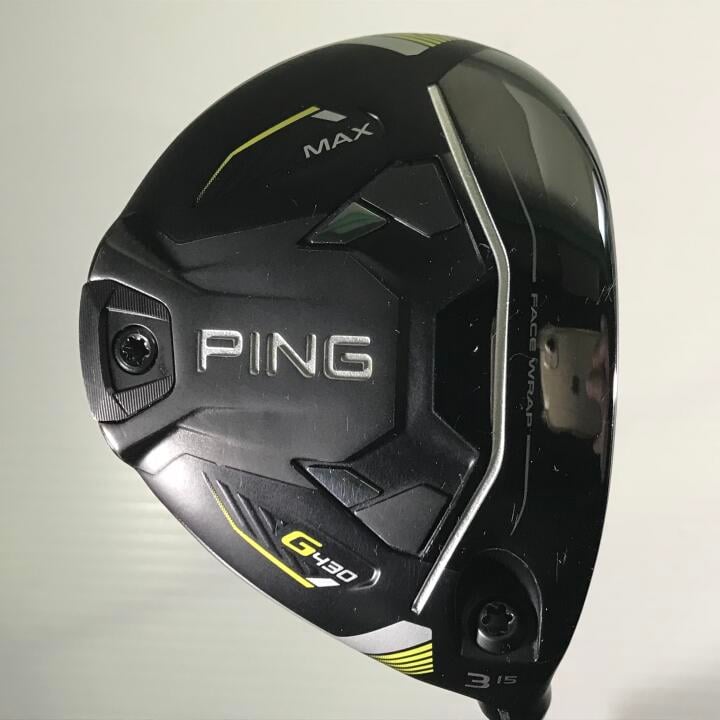 【中古】ピン G430 MAX フェアウェイウッド 3W 15° Sフレックス 42.75インチ ヘッドカバーあり SPEEDER NX FW55 リシャフト品 Cランク 右利き用 PING ゴルフクラブ G430マックス ゴルフドゥ ゴルフ用品 GO