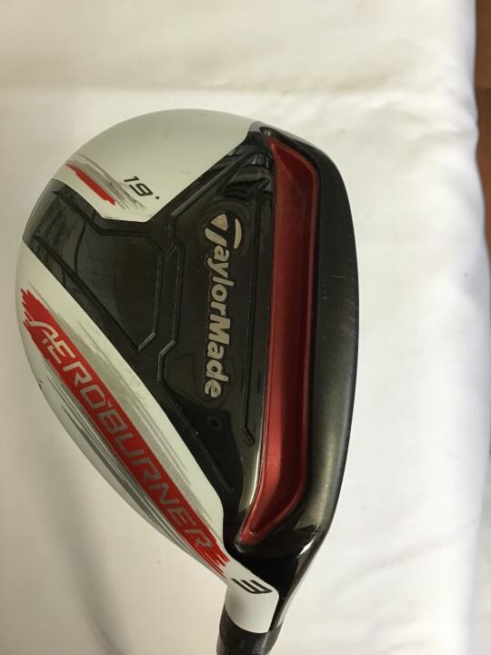 【中古】テーラーメイド AERO BURNER ユーティリティ 19° Sフレックス 39.75インチ KBS C-TAPER 90 Dランク 右利き用 Taylormade ゴルフクラブ エアロバーナー ゴルフドゥ ゴルフ用品 GOLF DO 中古ゴルフク