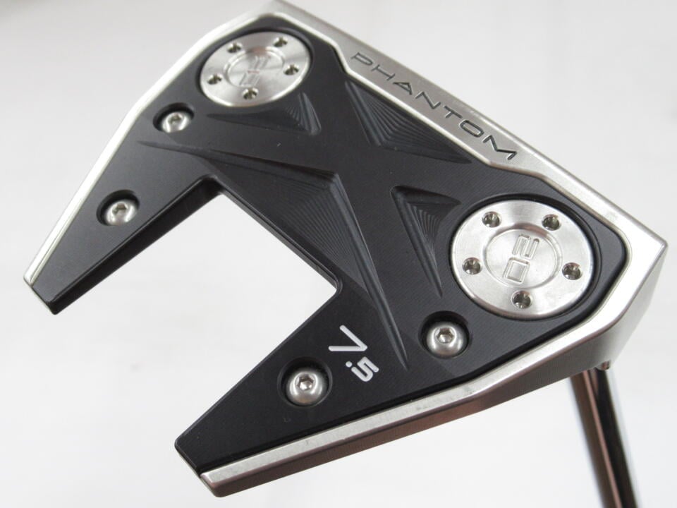 【中古】タイトリスト SC PHANTOM X 7.5 2022 パター 33.0インチ ヘッドカバーあり オリジナルスチール Cランク 右利き用 Titleist ゴルフクラブ スコッティキャメロン ファントムエックス ゴルフド
