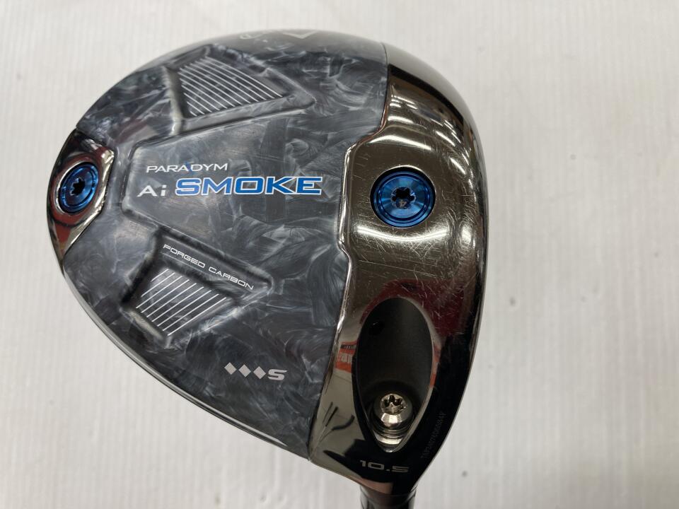 【中古】キャロウェイ PARADYM Ai SMOKE ◆◆◆ S ドライバー 10.5° 46.0インチ ヘッドカバーあり LOOP prototype BW リシャフト品 Cランク 右利き用 Callaway ゴルフクラブ パラダイムAiスモーク トリプル