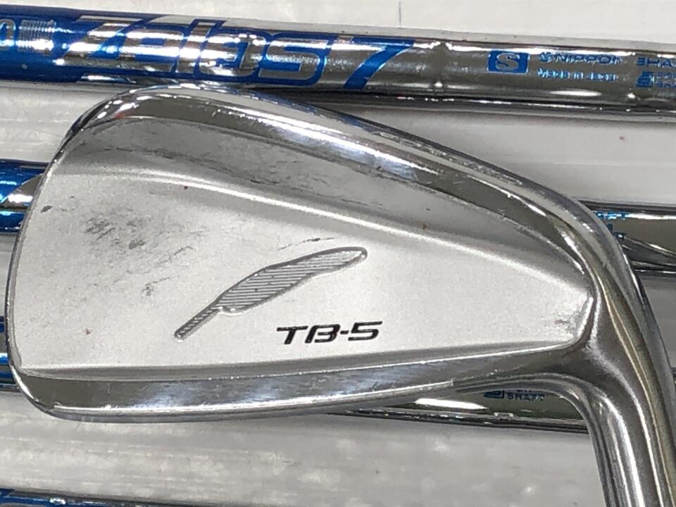 【中古】フォーティーン TB-5 FORGED アイアンセット 26&deg; Sフレックス 38.25インチ NSプロ Zelos 7 リシャフト品 Cランク 右利き用 FOURTEEN ゴルフクラブ ゴルフドゥ ゴルフ用品 GOLF DO 中古ゴルフクラ｜ゴルフ ドゥ 中古クラブ店