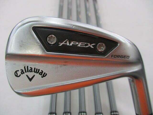 【中古】キャロウェイ APEX Ai200 アイアンセット Sフレックス 37.75インチ MC80 For　キャロウェイ リシャフト品 Cランク 右利き用 Callaway ゴルフクラブ エイペックスAi200 ゴルフドゥ ゴルフ用品 GO