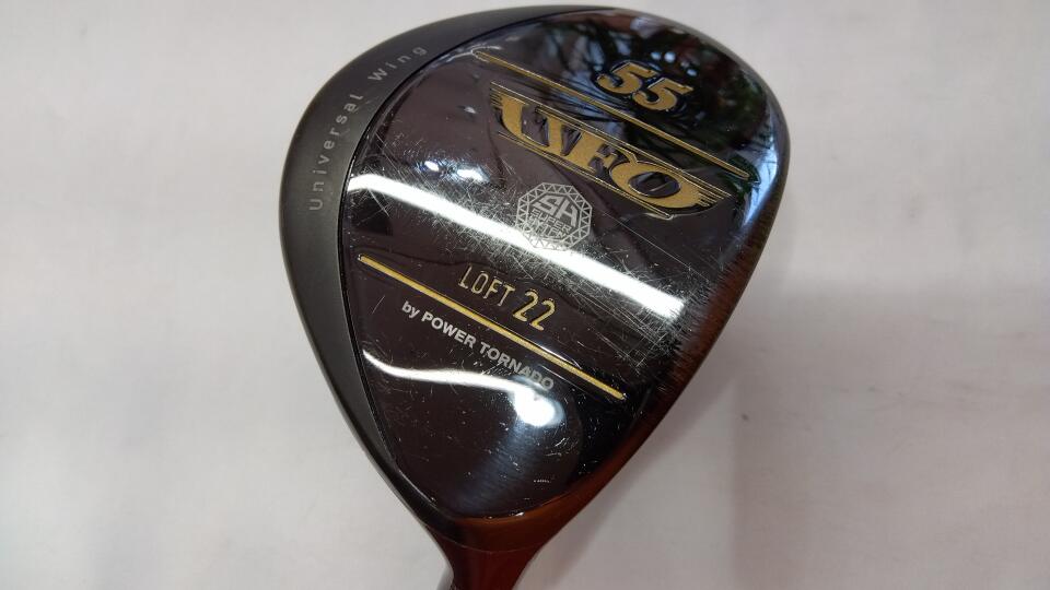 【中古】【レディースモデル】キャスコ UFO by POWER TORNADO レディス ユーティリティ 22° Lフレックス 38.75インチ ヘッドカバーあり Falcon Shaft Dランク 右利き用 Kasco ゴルフクラブ ゴルフドゥ ゴ