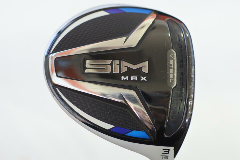 【中古】テーラーメイド SIM MAX フェアウェイウッド 3W 15° Sフレックス 43.25インチ TENSEI BLUE TM50 Dランク 右利き用 Taylormade ゴルフクラブ シムマックス ゴルフドゥ ゴルフ用品 GOLF DO 中古ゴルフ